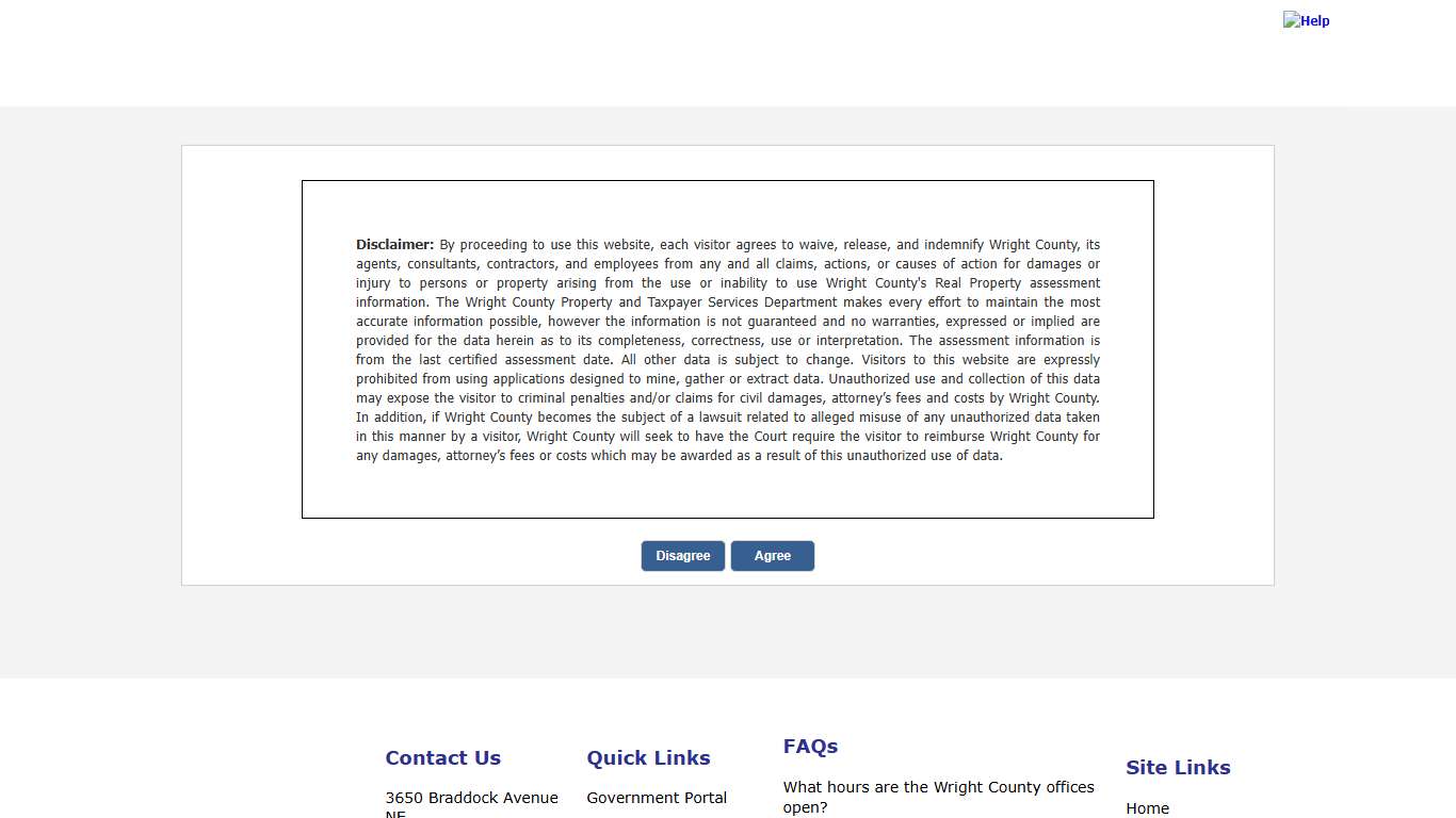 Wright MN Property Information